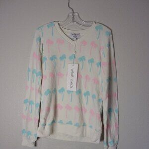 NWT Wildfox Kids Palm Trees White Sweater - Jogger Set